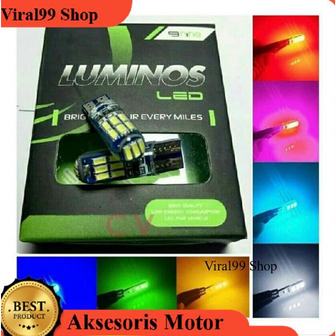 Lampu Senja Motor Mobil Led T10 Luminos viral99 Juara