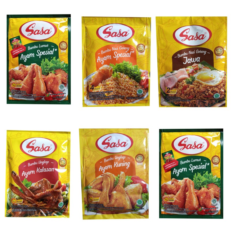 Jual SS Sasa Bumbu Nasi Goreng Ayam Jawa Ungkep Lumur Ayam Kuning