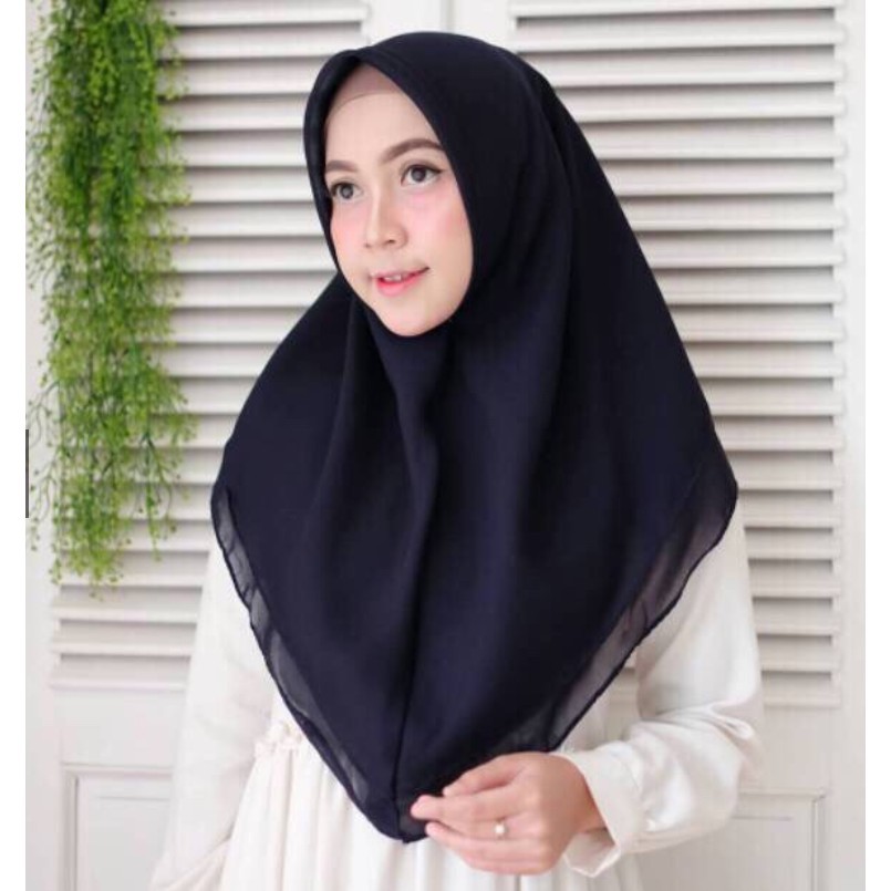 HIJAB INSTANT ( SEGI TIGA DUA LAYER )