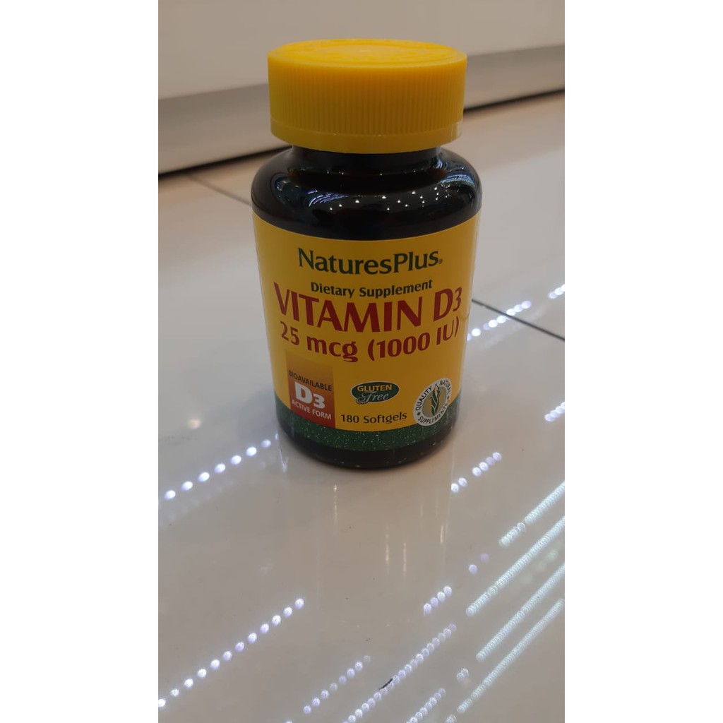 NaturesPlus Vitamin D3 1000IU