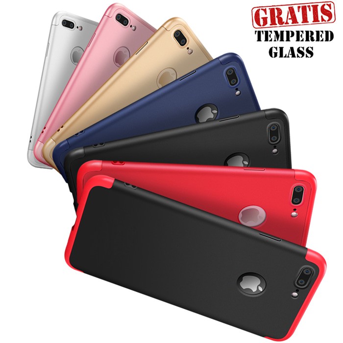 Iphone 7 Plus GKK ORIGINAL Hard Case Bonus Tempered Glass 1306