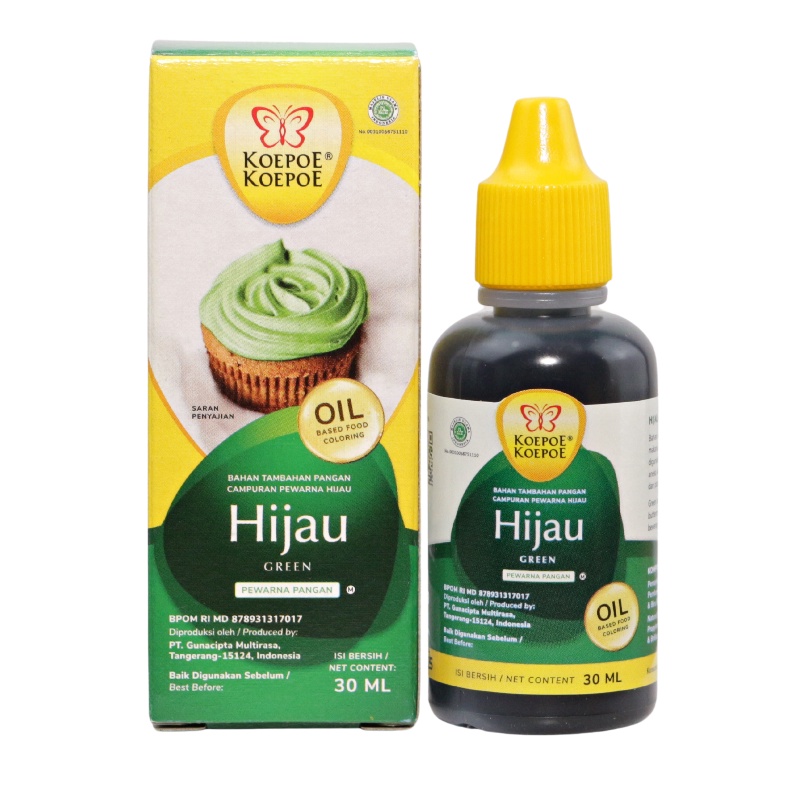 

PEWARNA HIJAU OIL BASE (30ml)