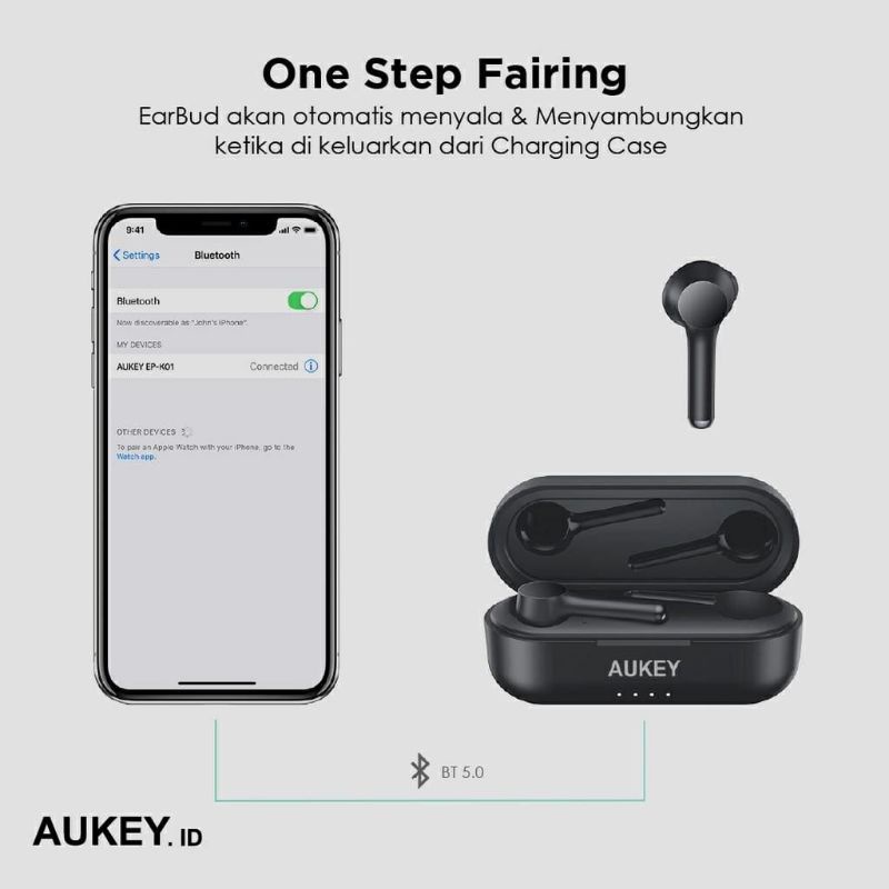 Headset / TWS Bluetooth Aukey EP-K01 - 500459