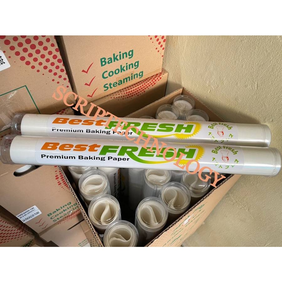 Baking Paper Roll Kertas Baking Best Fresh 40cmX60m Warna Putih