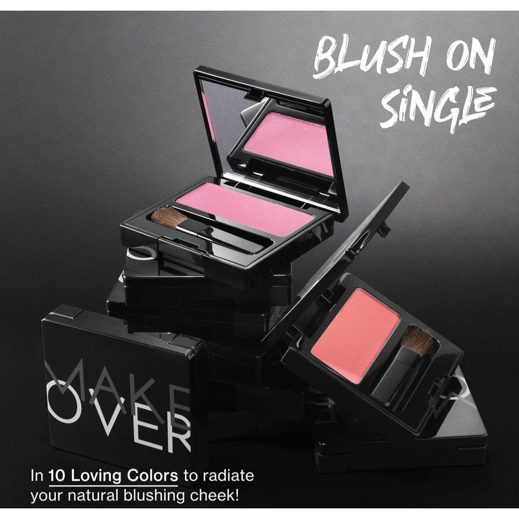 `ღ´ PHINKL `ღ´ 🅼🅰🅺🅴 🅾🆅🅴🆁 Make over blush on single perona pipi bonus kuas