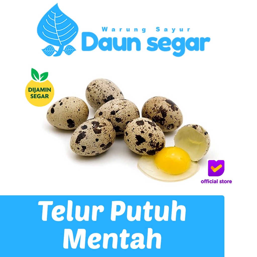 

Telur Puyuh mentah box isi 30 butir