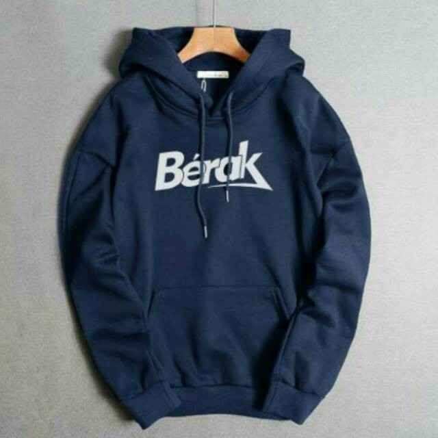 JAKET SWEATER HOODIE NAVY BERAK