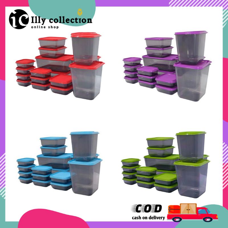 Toples Otaru Set Isi 14 pcs Tempat Penyimpanan Makanan Kue