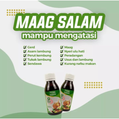Maag Salam Herbal / Maag Kronis Madu Obat Maag, Gerd & Asam Lambung Ampuh | Obat Tukak Lambung