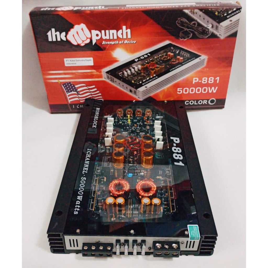 

Power Monoblock THE PUNCH P-881 BLACK