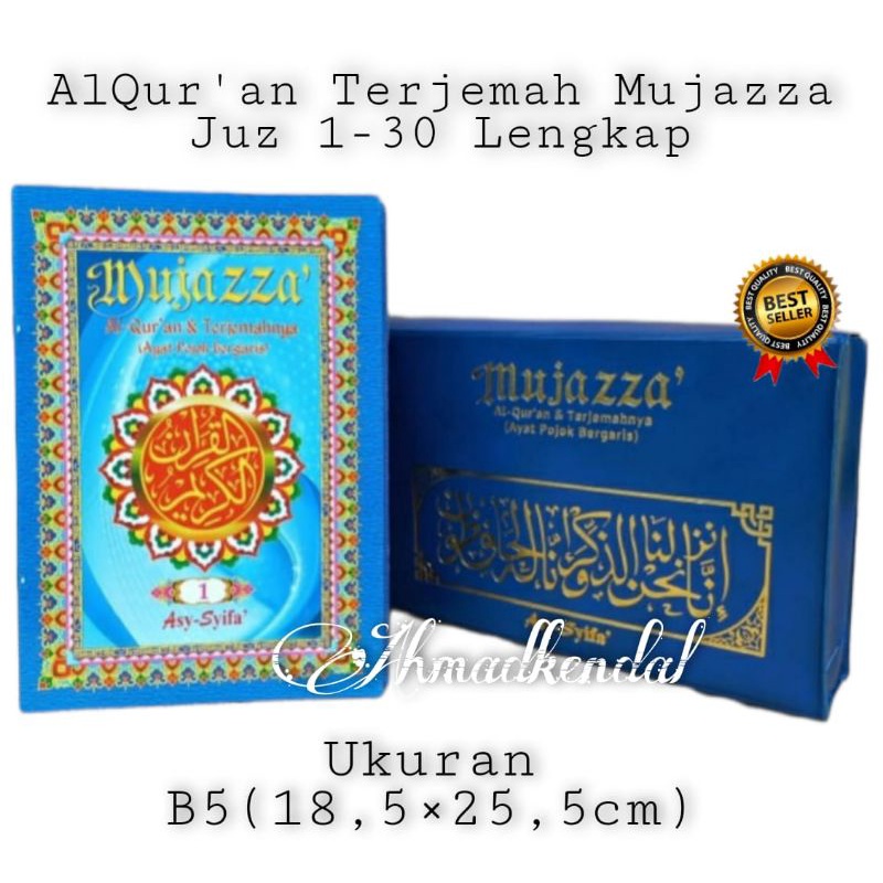 Al Qur'an Terjemah Mujazza Per Juz 1-30 Besar