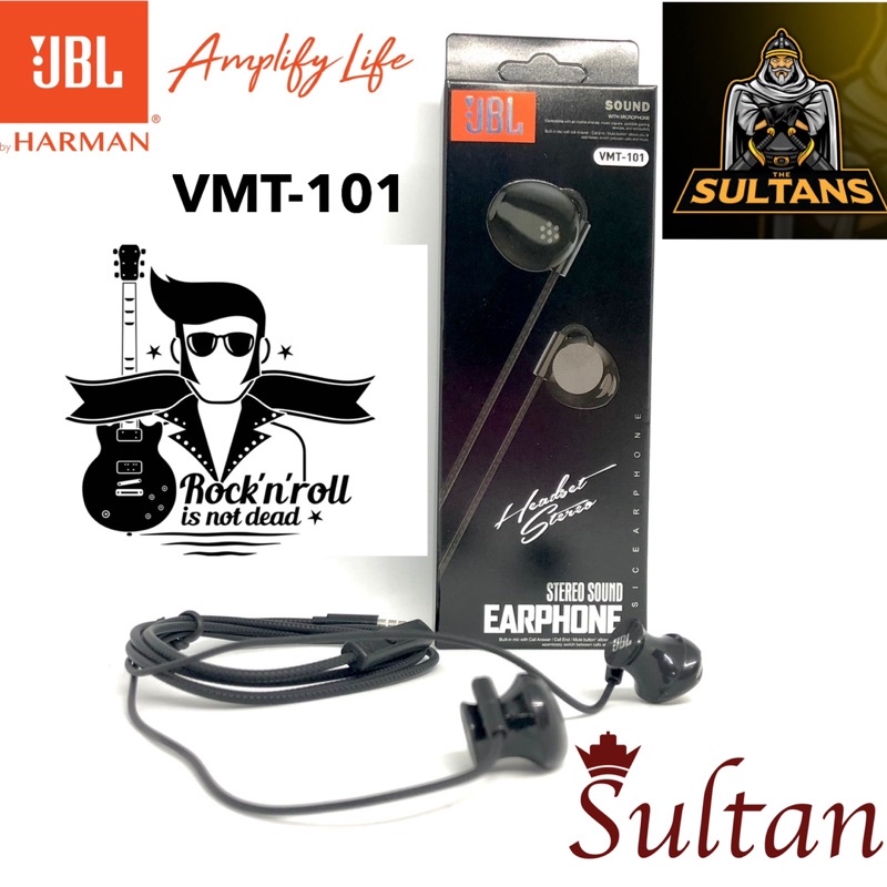 grosir handsfree sultan j vmt101 stereo earphone