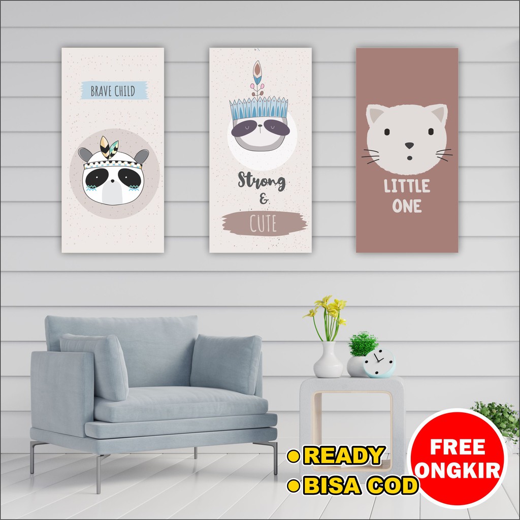 Hiasan dinding ruang kamar keluarga mushollah unik poster quotes pajangan dinding murah cantik lucu