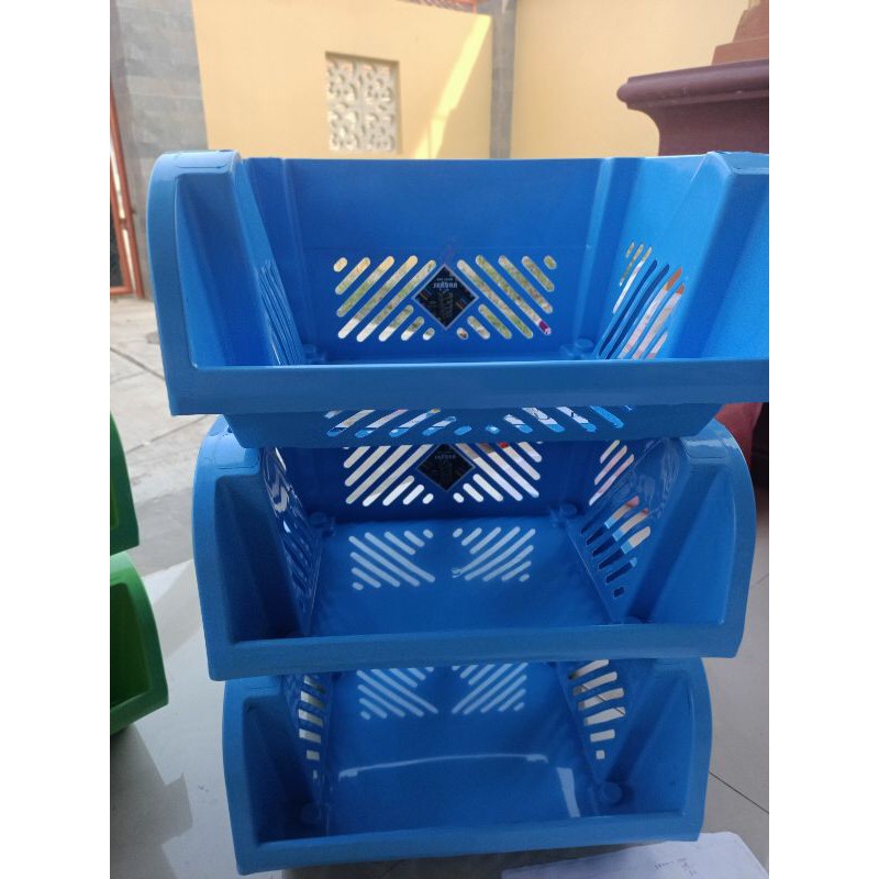 rak serbaguna susun 3 / Rak Serbaguna / Stackable Multipurpose