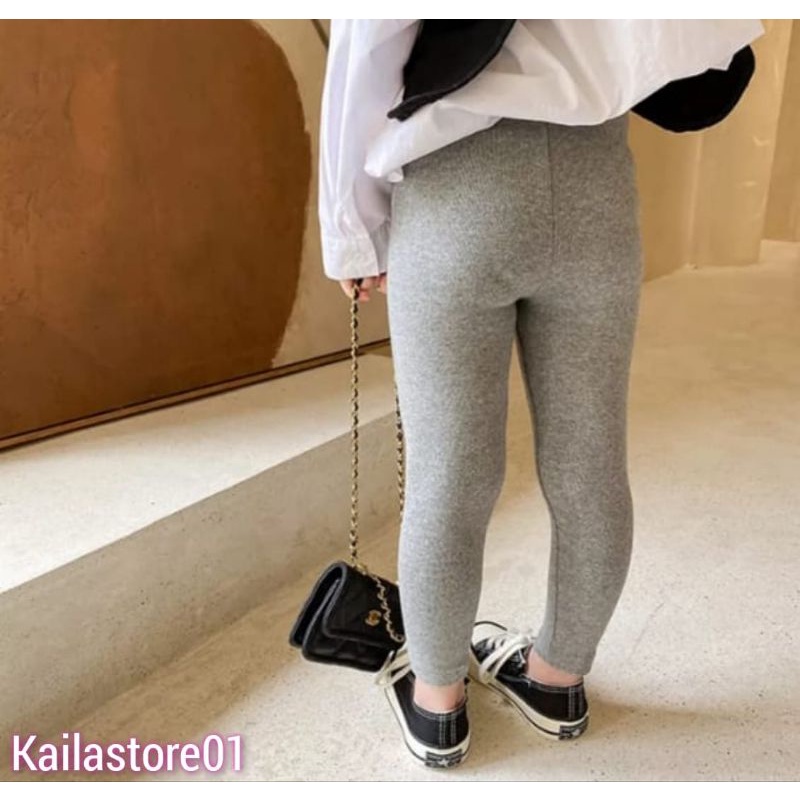 Celana Legging Anak Bahan Kaos Rayon ukuran XS-XXL