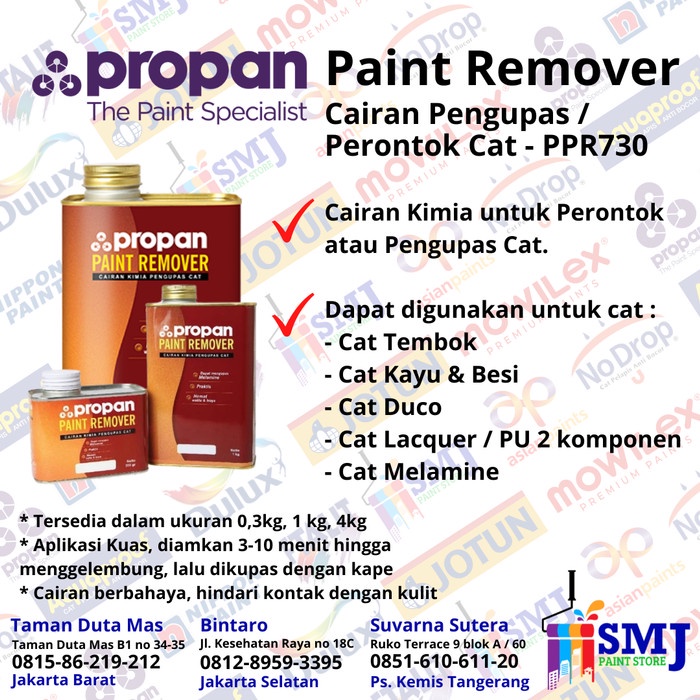 Thinner Propan Paint Remover Ppr-730