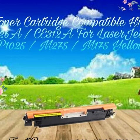 Toner Cartridge Compatible HP 126A CP1020 CP1025 CP1025nw M175 M175a M175nw M275nw CE312A Yellow