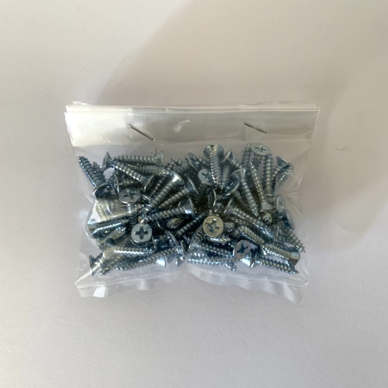 (100 pcs) #6 x 5/8” Moon Lion Taping Screw Sekrup Skrup Kayu F+AB