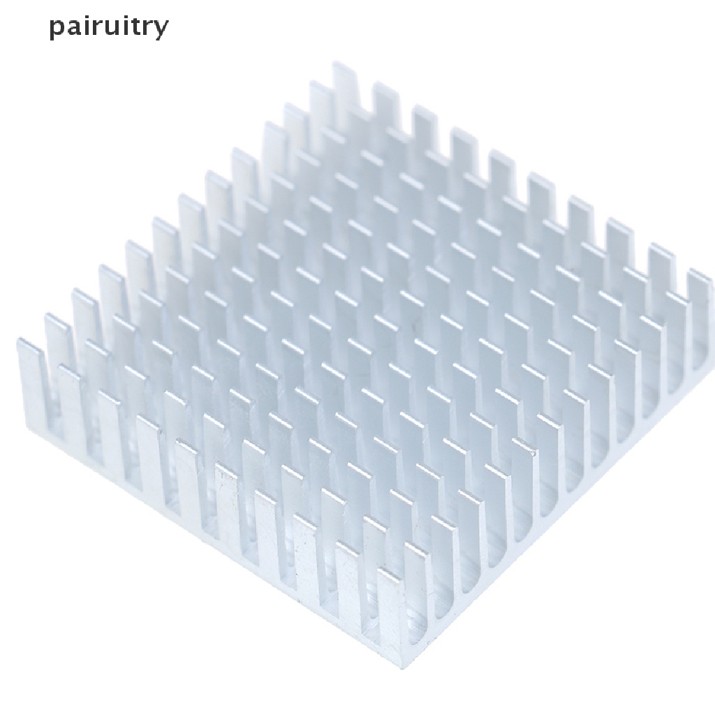 Prt 2pcs Radiator heatsink cpu 40x40 X 11mm Bahan aluminum Warna silver PRT