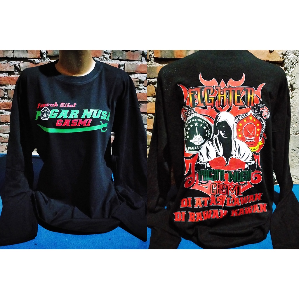 Kaos Pagar Nusa Gasmi Fighter-Kaos Fighter Pagar Nusa Gasmi Distro