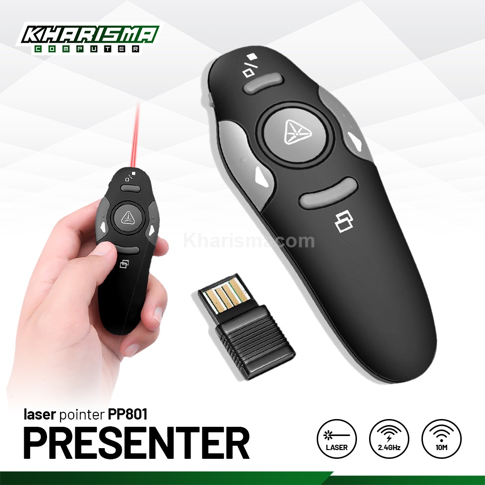 WIRELESS PRESENTER PP 801 WITH LASER POINTER MODEL TARGUS