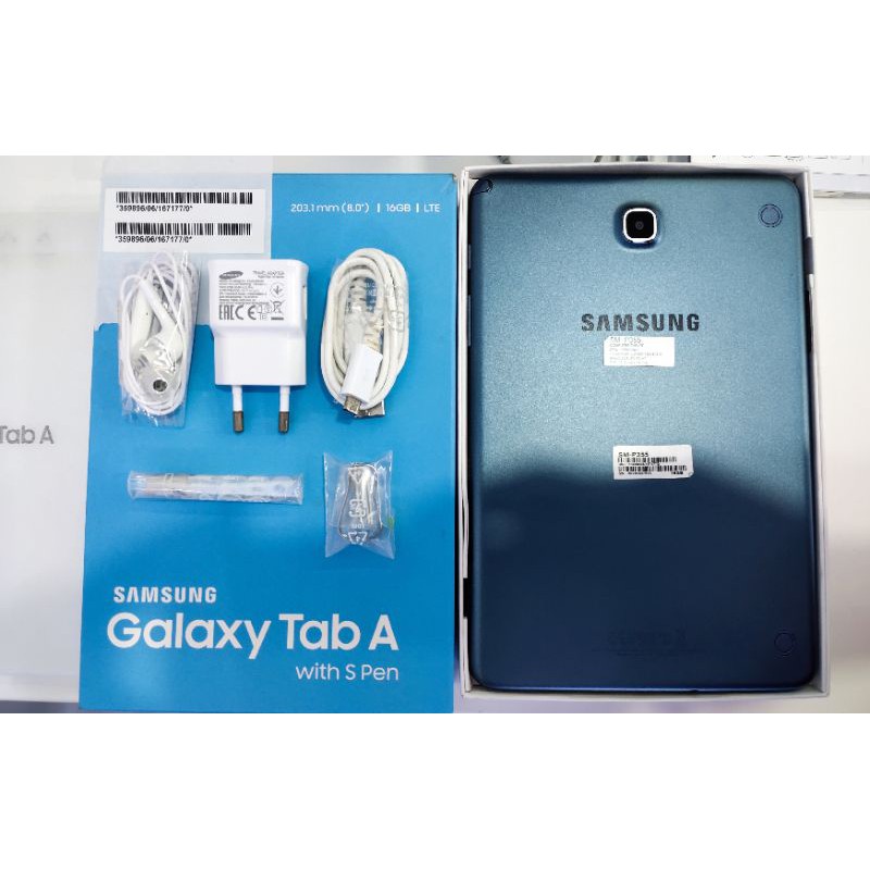 Samsung Galaxy Tab A With S Pen Blue Second Super Duper Like New 100%(Second Super)Original Ex SEIN