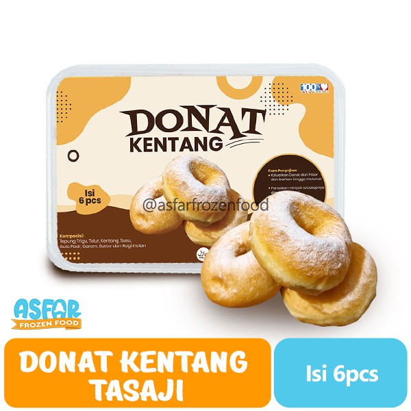 

Donat Kentang Tasaji Isi 6 Pcs