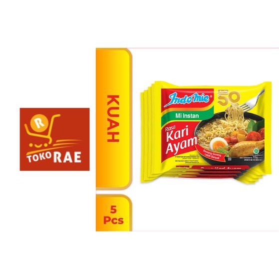 

Indomie Kuah kari ayam bundle 5pcs