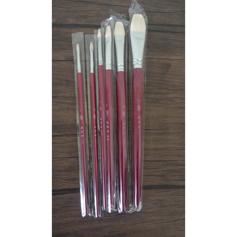 

Kuas Seni Lukis no 1, 2, 4, 6, 10, 12