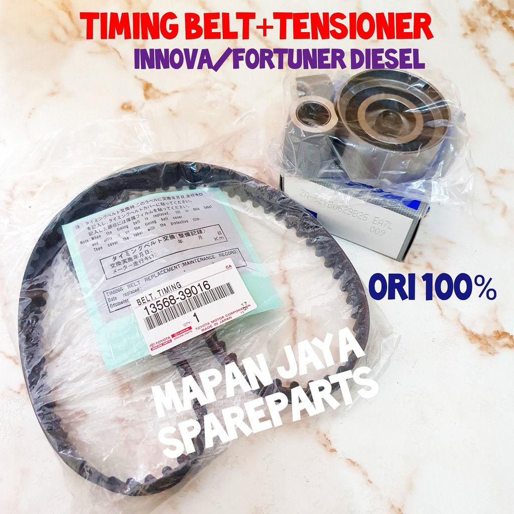 ORI TIMING BELT &amp; TENSIONER KOMPLIT - INNOVA DIESEL