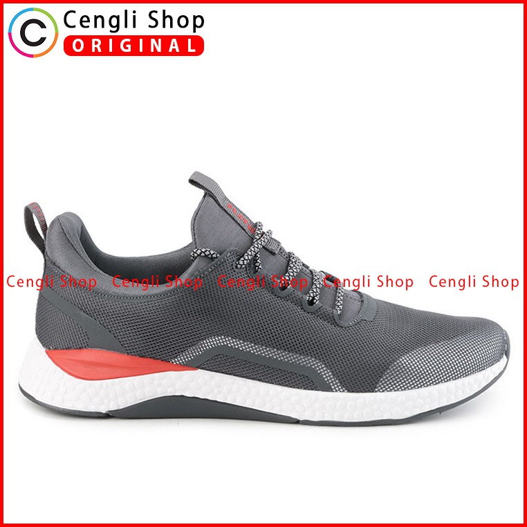 PLAYBOY SEPATU SNEAKER CASUAL PRIA ORIGINAL TERBARU ASLI ABU-ABU PL15