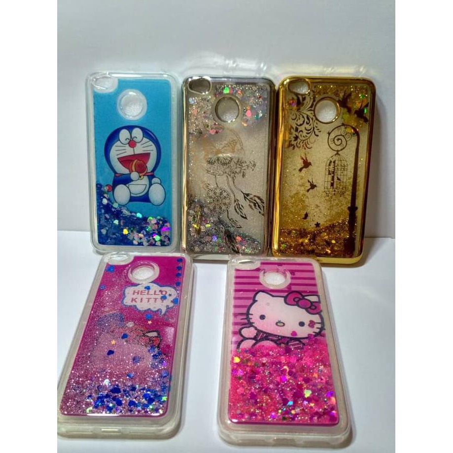 CASE HP XIOMI Case Xiaomi Redmi 4X Xiomi Softcase Water Gliter Glitter Cover Casing