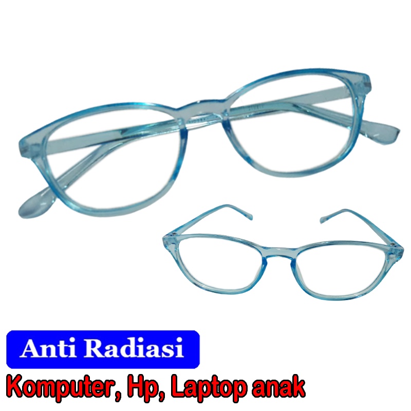 Kacamata anak anti radiasi layar komputer hp kaca mata anal lensa blue ligh bocking kids glasses blueray