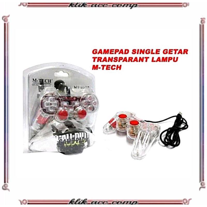 stik pc single transparan lampu/stik laptop single pc/stick usb M tech