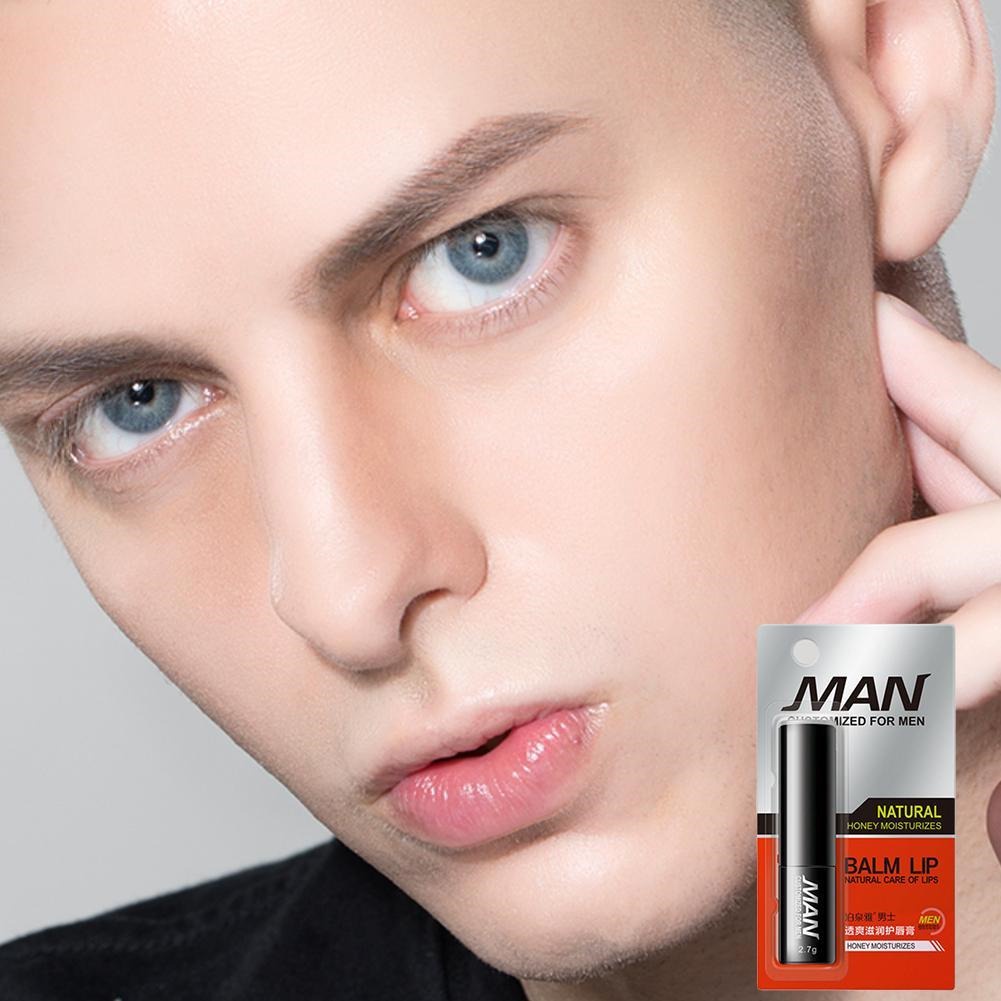 Obat Penghilang Bibir Hitam Permanen Pria Perokok Lip balm pemerah bibir cowok Lip balm khusus pria