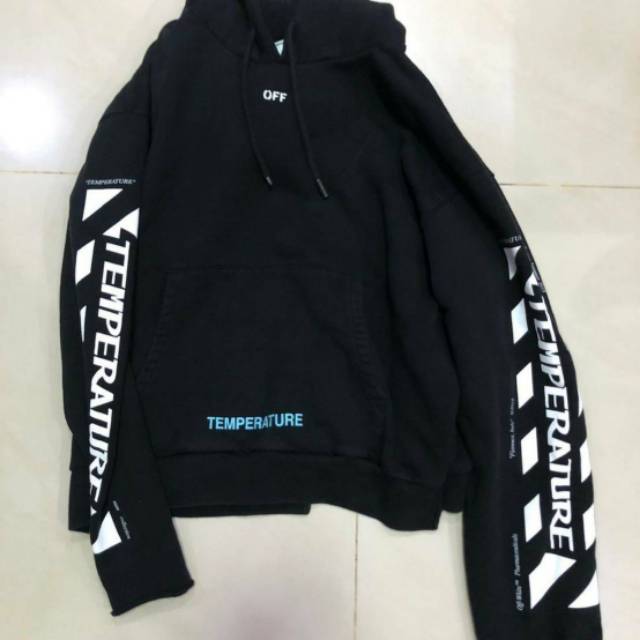 Hoodie OFF WHITE AUTHENTIC Black