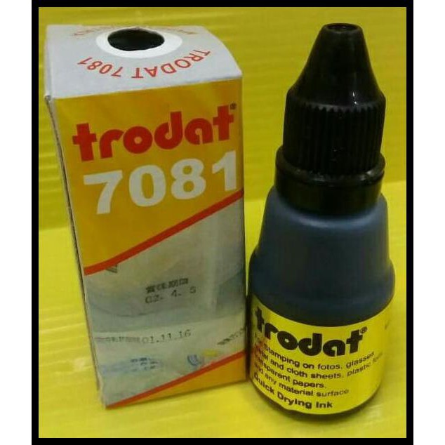 

(Best Seller!!) Tinta Stempel Trodat 7081 Warna Hitam Utk Dimedia Plastik, Kaca, Besi