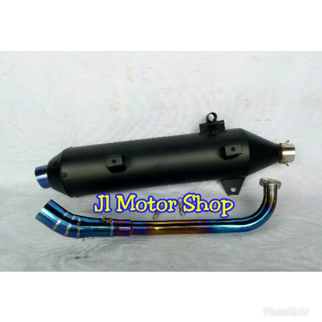 OBRAL Knalpot TSUGI - TSUKIGI Leher Pelangi Biru Yamaha Aerox 155 - Aerox155 - Yamaha Lexi ADV 150 Thailand