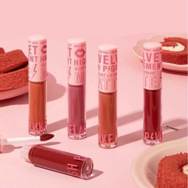 ✦SINAR✦ Pinkflash Silky Velvet Lip Cream PF-L04