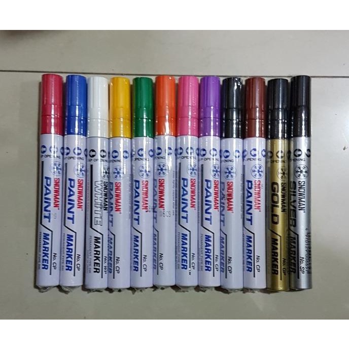 

Paint Marker Snowman CP12