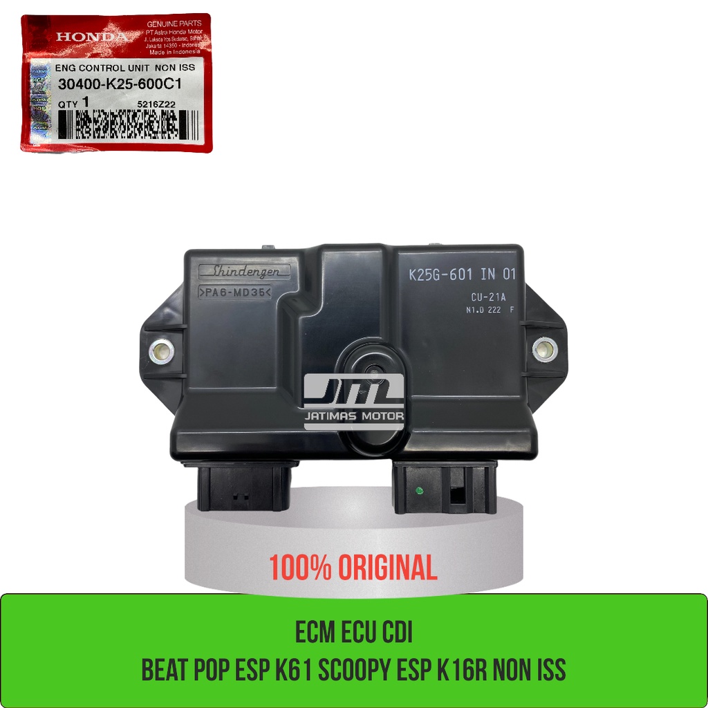 Ecu ecm cdi beat fi esp 2015-2016 bukan idling stop scoopy esp NON ISS 30400-K25-600C1 K25G-601-IN 0