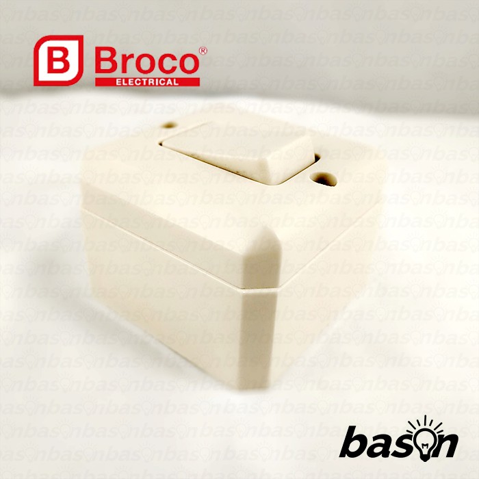 BROCO 16210 New Gee Single Switch Outbow - Saklar Tunggal