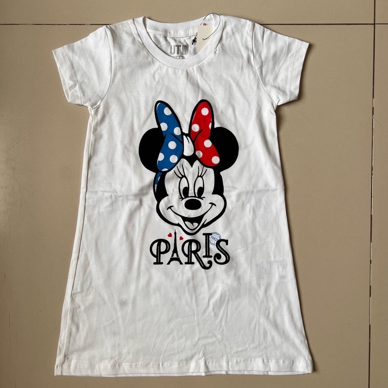 Dress Santai Anak Perempuan Uniqlo Disney Minne Riboon