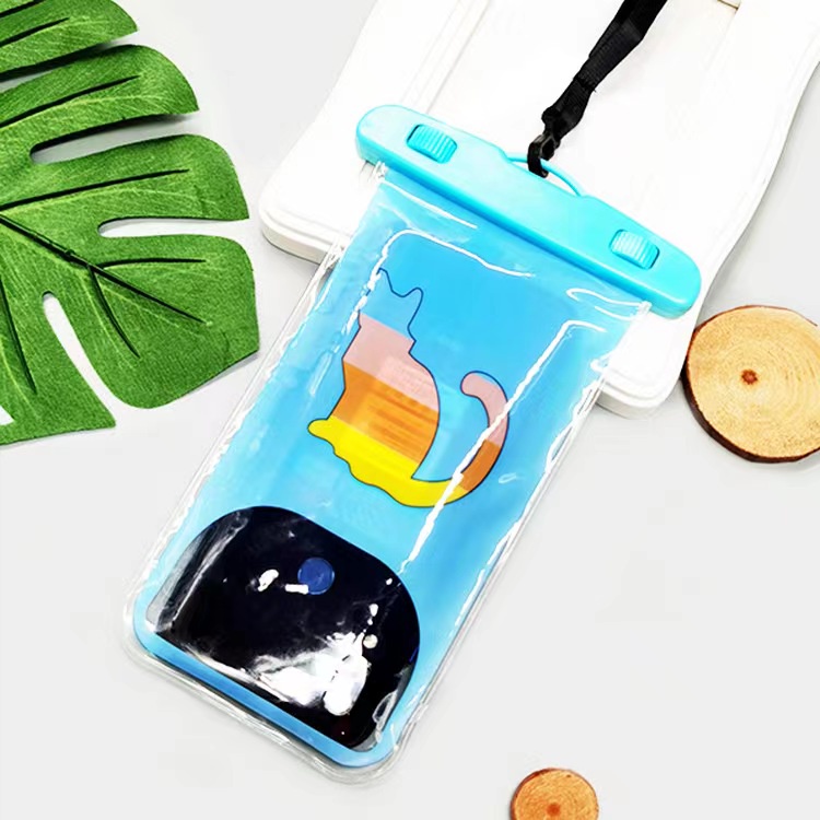 (Hello Girl) D41 Sarung Hp Anti Air/Pouch Smartphone WaterProof Case Lucu Import