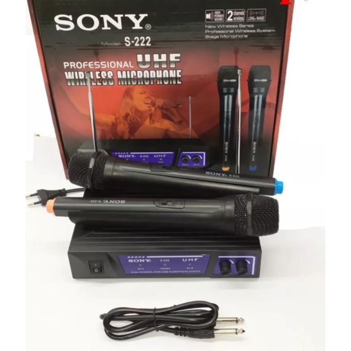 mic Sony wireless UHF type s222