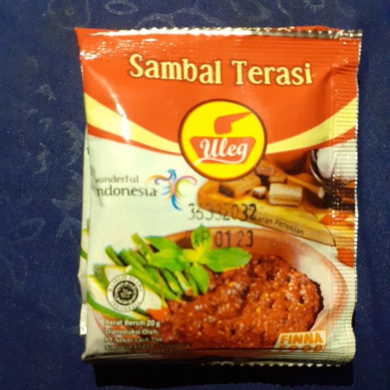 

sambel terasi uleg kemasan sachet