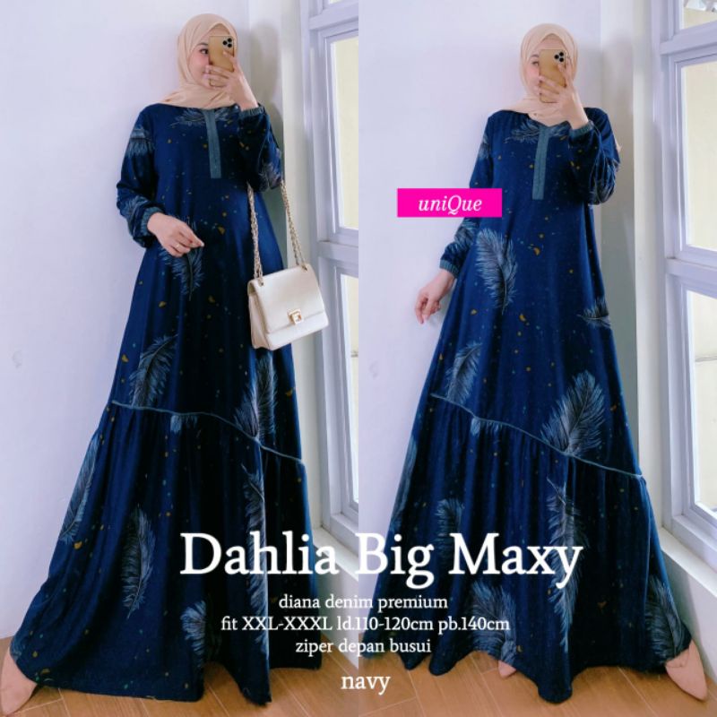 Dahlia Maxy Dress Busui Jumbo Gamis Big Size Dress Muslimah Levila Maxy gamis diana denim jumbo busui xxxl ld 120cm Gamis Bahan Adem Gamis Muslim Lebaran Terbaru Gamis Wanita Super Jumbo Levila Dres Jumbo Busui Friendly Gamis Kondangan Remaja Muslimah