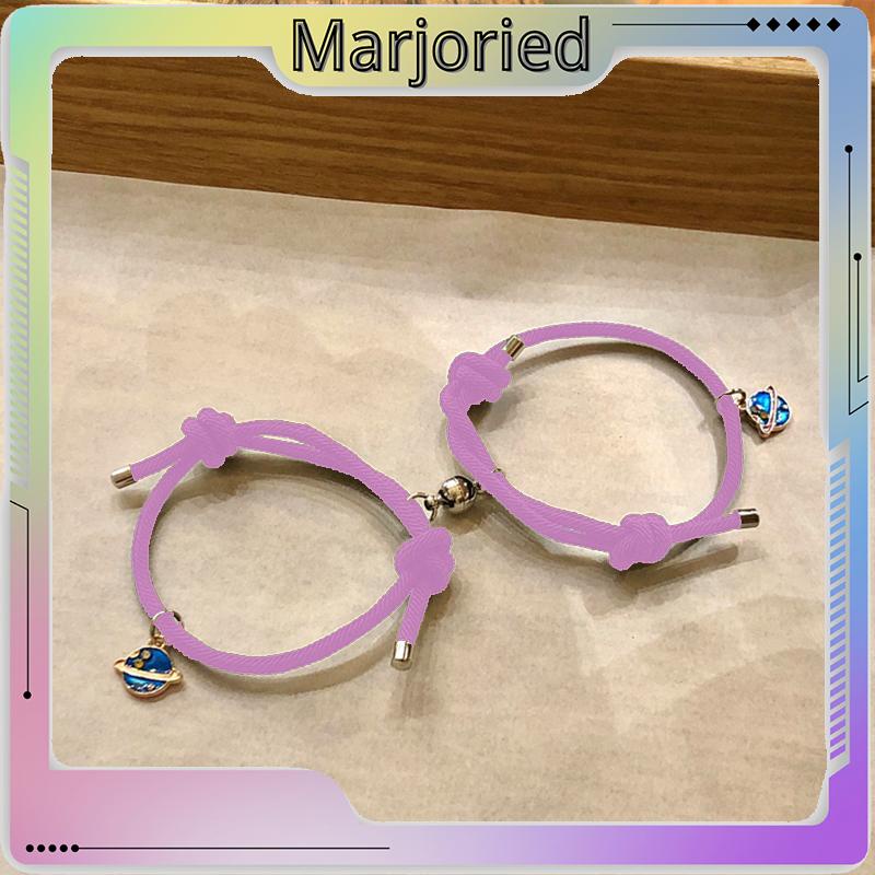 1 Pasang Gelang Couple Magnet Gelang Tali Couple Magnet Attract Persahabatan Tangan Bracelets-MJD