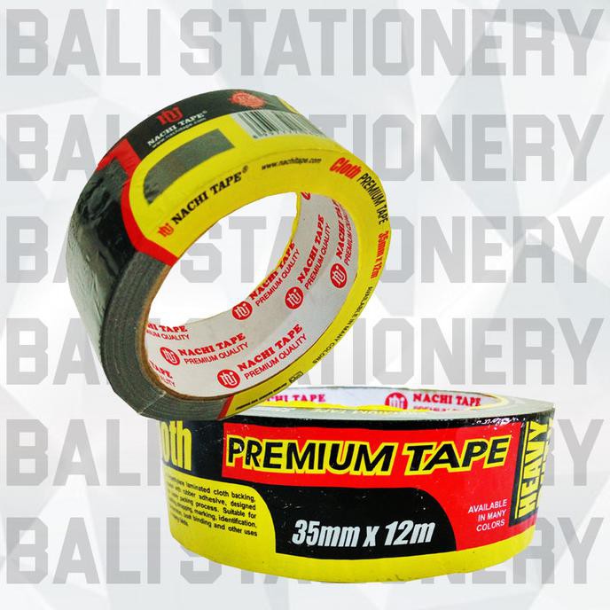 

Kualitas Terbaik] Lakban Kain 1.5 Inch Nachi Hitam