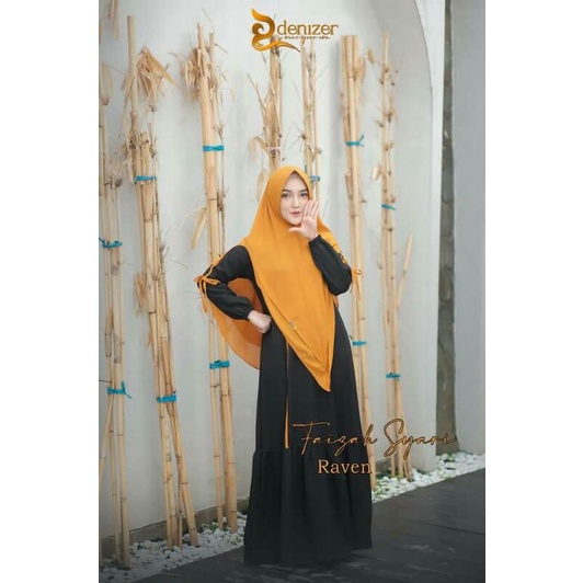 Gamis Faizah Raven by Denizer